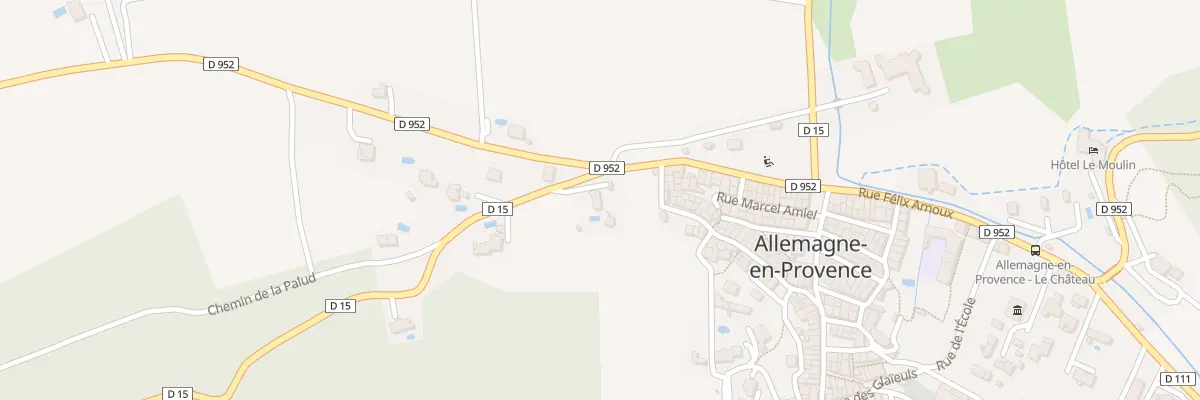 Plan du 53 Rte de Quinson à Allemagne-en-Provence