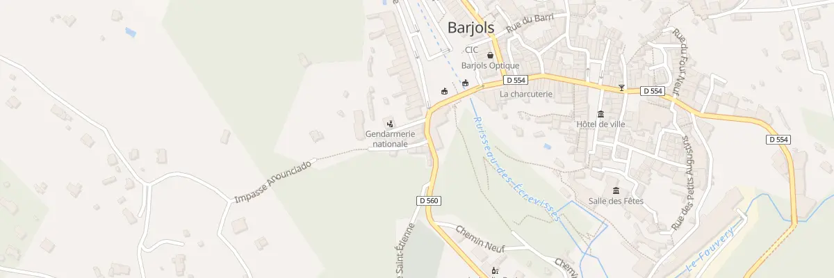 Plan du 5 Av Eugène Payan à Barjols