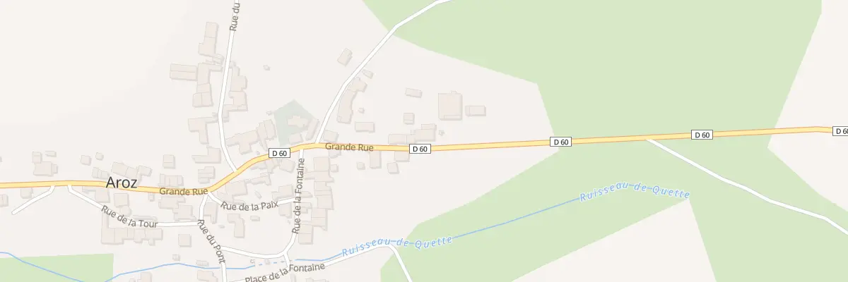 Plan du 2B Grande Rue à Aroz