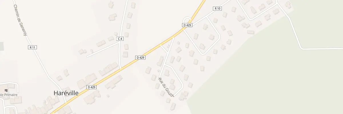 Plan du 290 Rue du Goulot à Haréville
