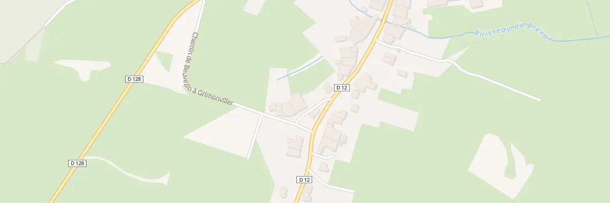 Plan du 2 Rue Sébastien Bottin à Grimonviller