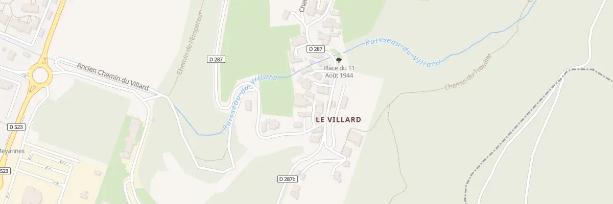 Plan du 945 Rte du Villard au Cheylas