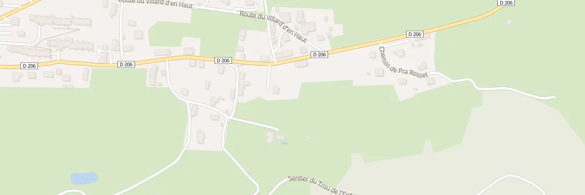 Plan du 602 Rte du Col des Prés à Saint-Jean-d’Arvey
