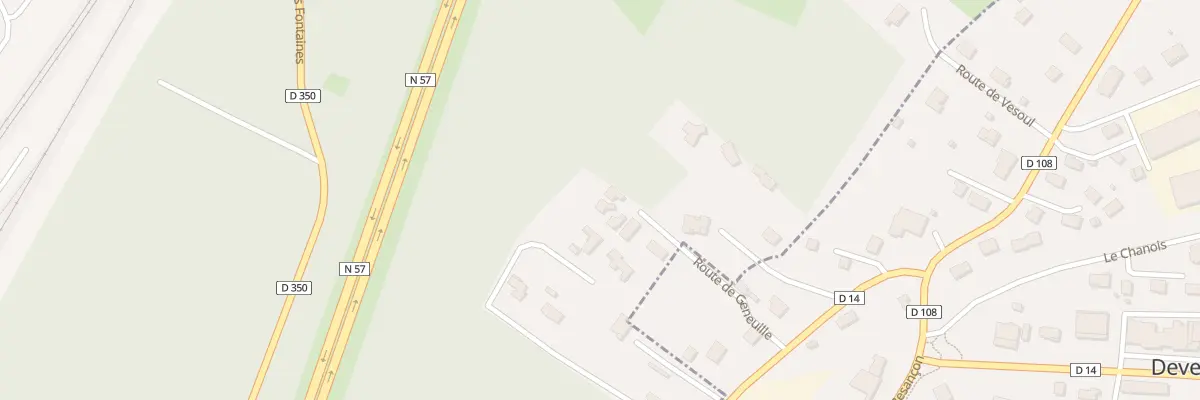 Plan du 12G Rte de Geneuille à Chevroz