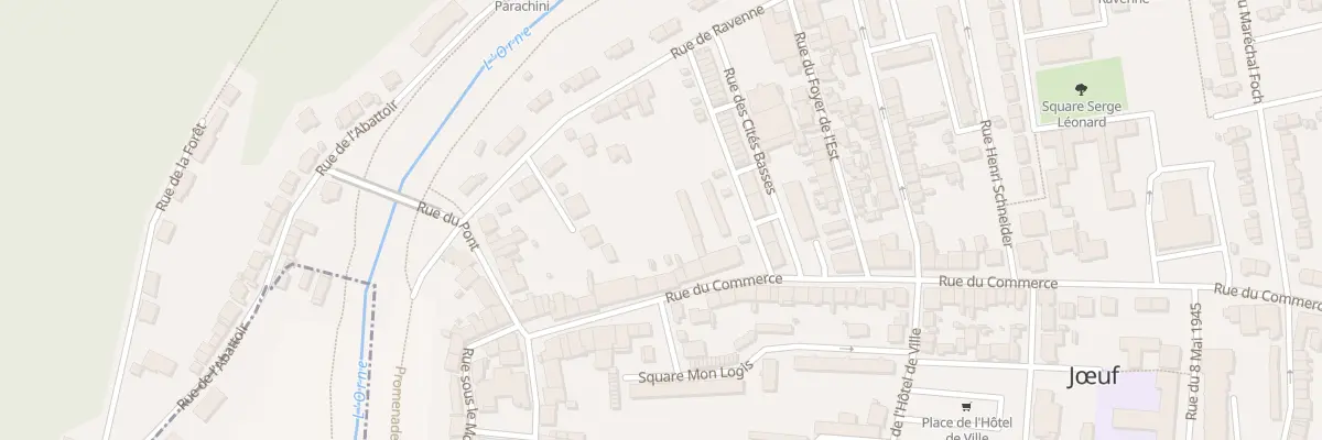 Plan du 21 Rue du Commerce à Jœuf