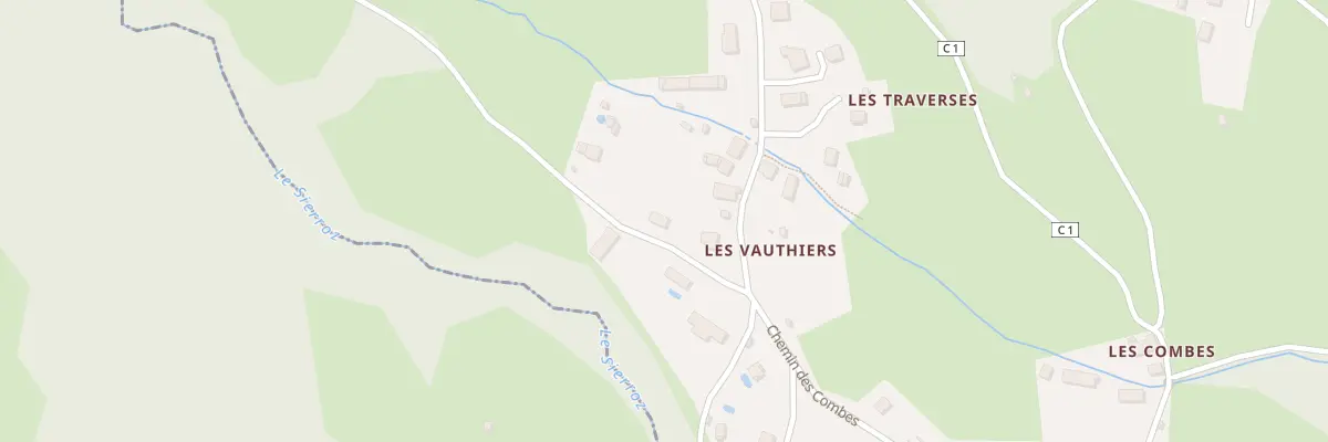 Plan des Vauthiers à Saint-Offenge