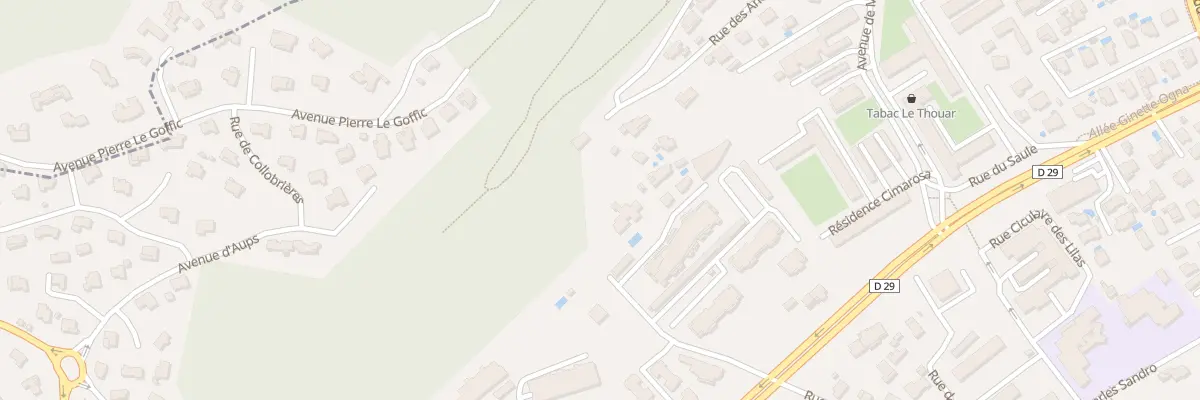 Plan du 330 Rue Albert Piault à La Garde