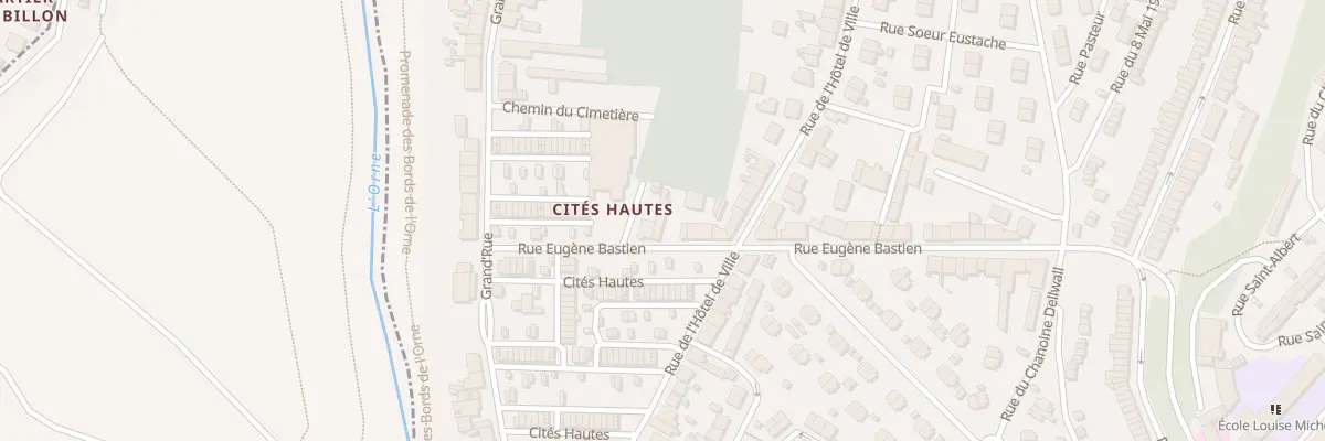 Plan du 3 Rue Eugène Bastien à Jœuf