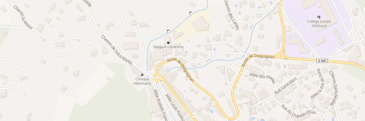 Plan du 5158 Rte de Draguignan à Barjols