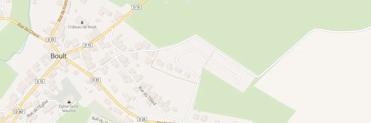 Plan du 21 Rue des Fasses à Boult