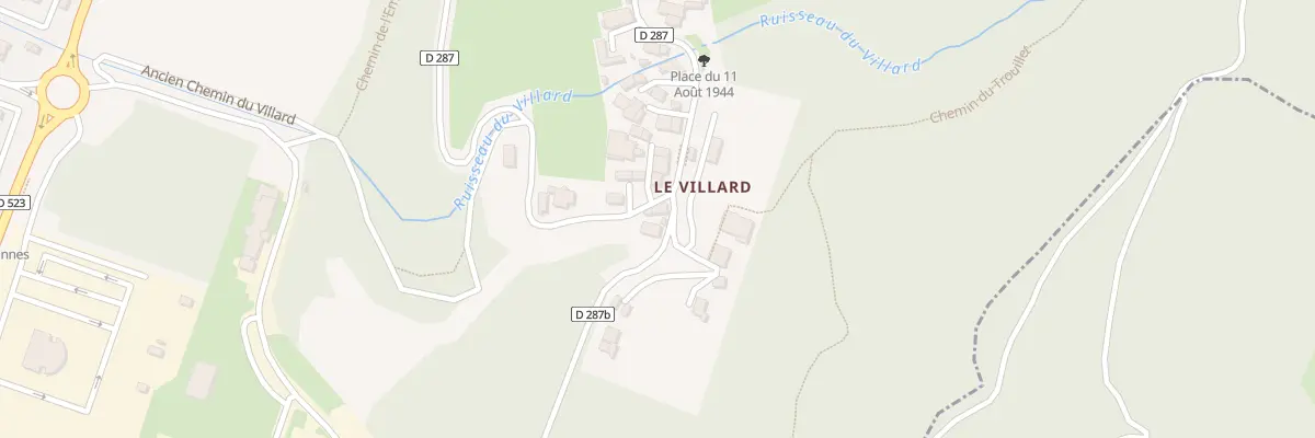 Plan du 18 Rte de Mailles au Cheylas