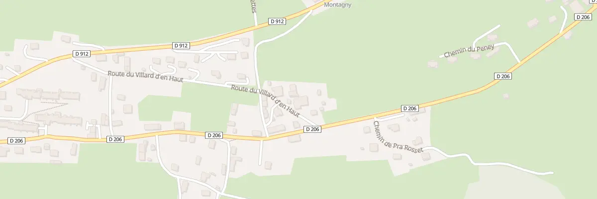 Plan du 365 Rte du Villard d’En Haut à Saint-Jean-d’Arvey