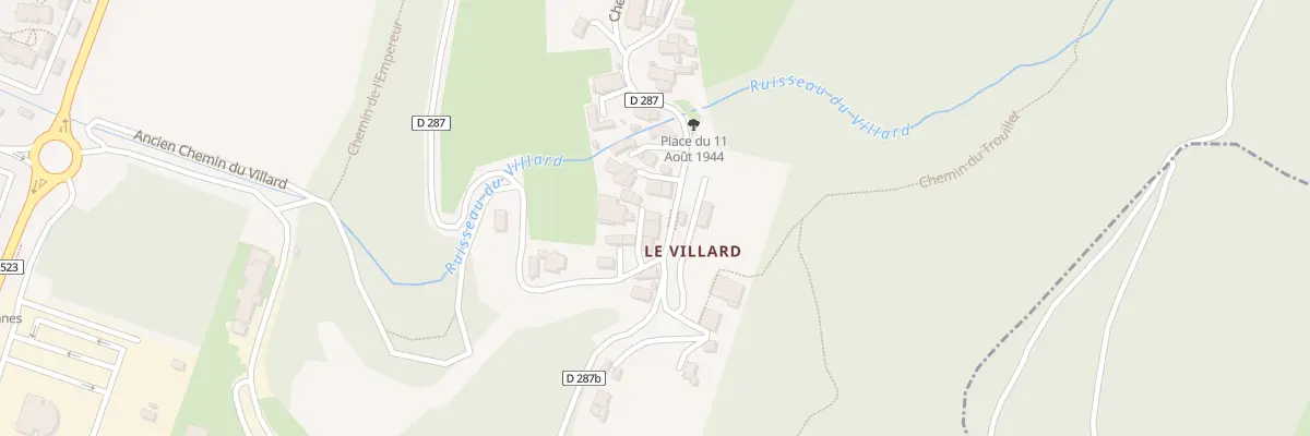 Plan du 965 Rte du Villard au Cheylas