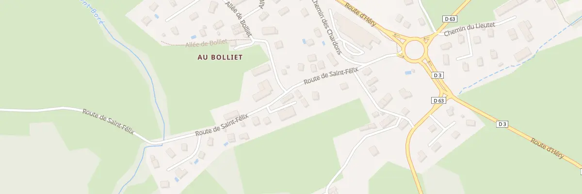 Plan du 245 Rte de Saint-félix à Alby-sur-Chéran