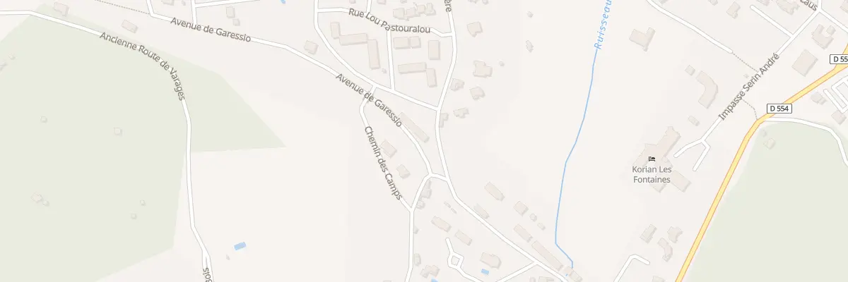 Plan du 384 Av de Garessio à Barjols