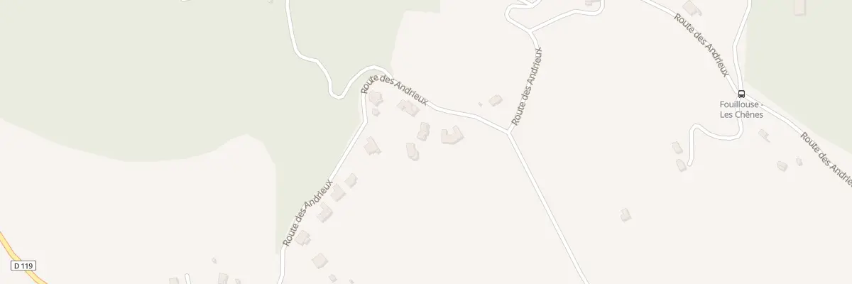 Plan du 1539 Rte des Andrieux à Fouillouse