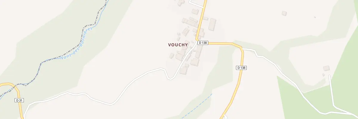 Plan de Vouchy à Saint-Sylvestre