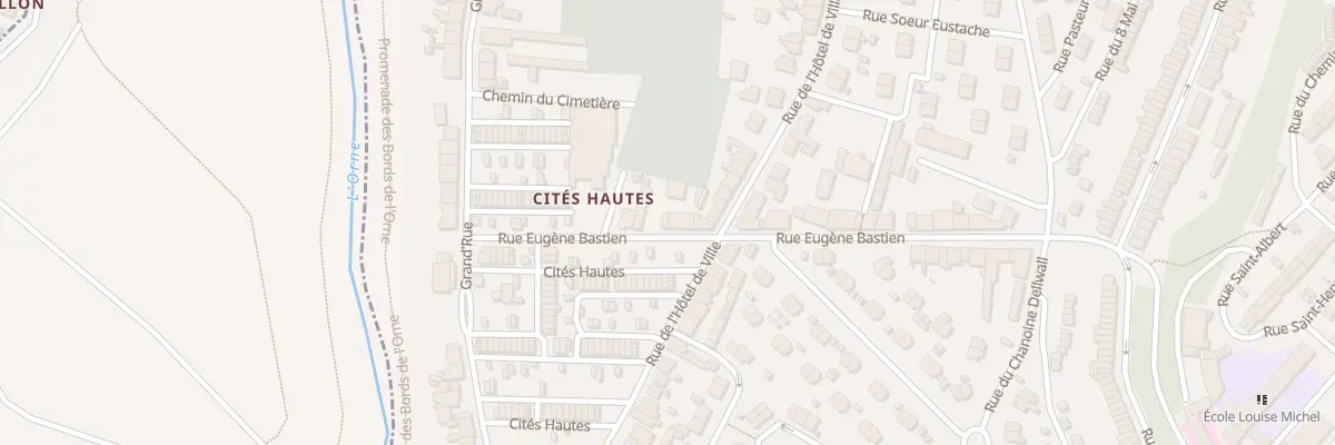 Plan du 5 Rue Eugène Bastien à Jœuf