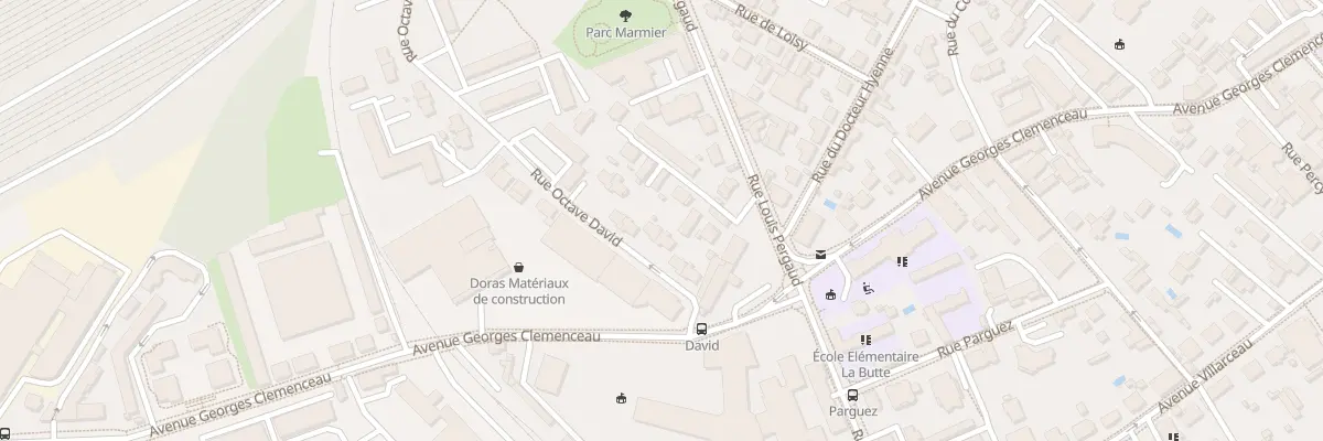 Plan du 8 Rue Octave David à Besançon