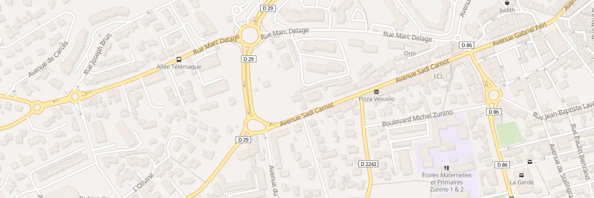 Plan du 126 Av de la Paix à La Garde