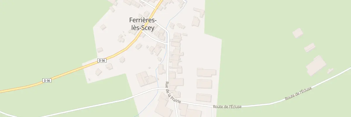 Plan du 10 Rue de la Prairie à Ferrières-lès-Scey