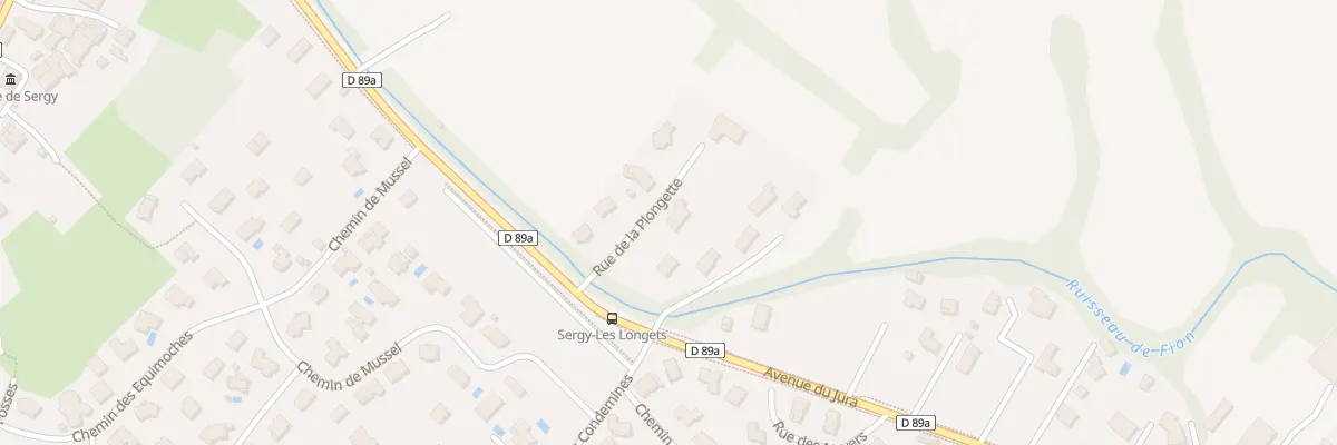 Plan du 66 Rue de la Plongette à Sergy
