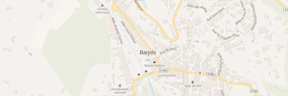 Plan du 16 All Louis Pasteur à Barjols