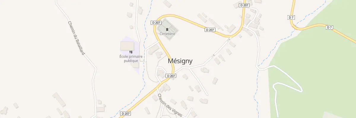 Plan du 60 Rue du Clocher à Mésigny
