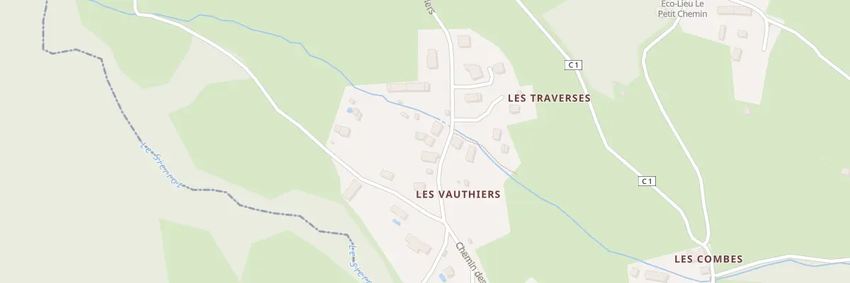 Plan du 5015 Les Vauthiers à Saint-Offenge