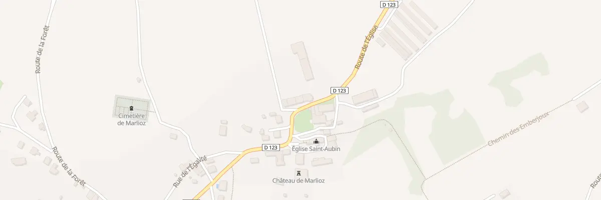 Plan du 365 Rte de l’Église à Marlioz
