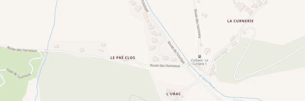 Plan du 75 Tra du Pré clos à Curbans