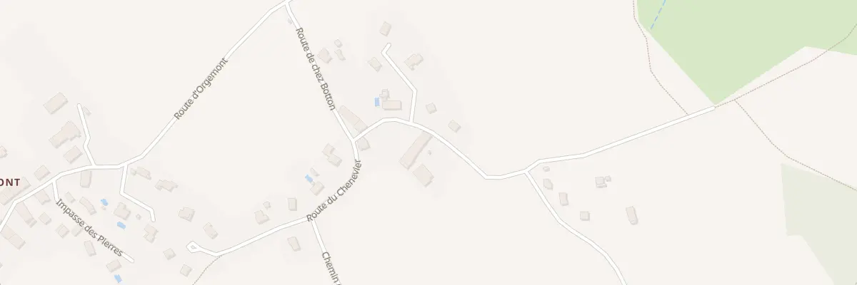 Plan du 300A Rte de Chez Botton à Mésigny