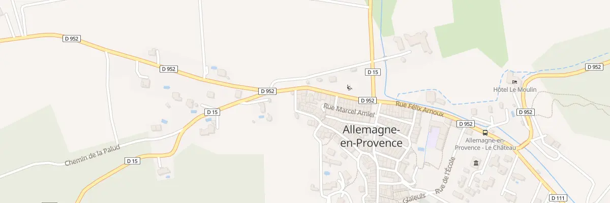 Plan du 44 Rue Felix Arnoux à Allemagne-en-Provence