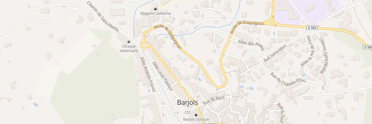 Plan du 19 Bd Grisolle à Barjols