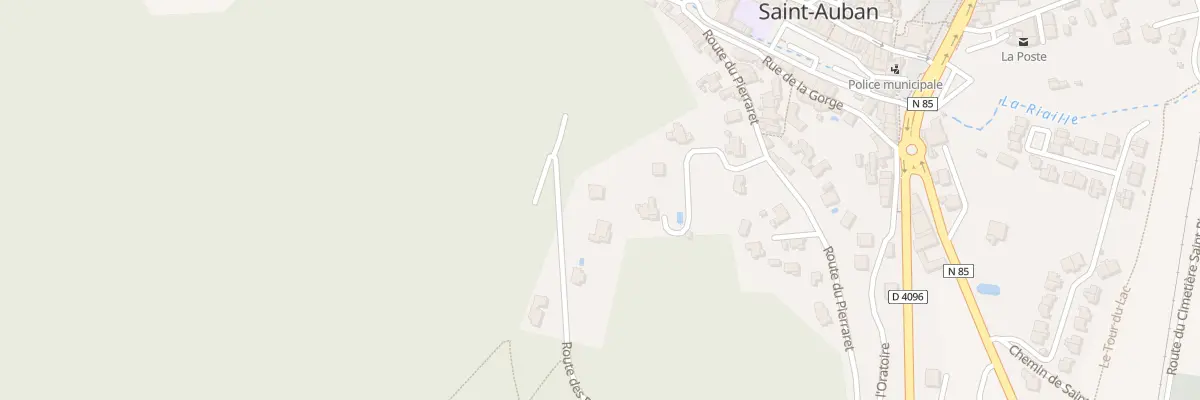 Plan du 9503 Rte des Reservoirs Saint Jean à Château-Arnoux-Saint-Auban