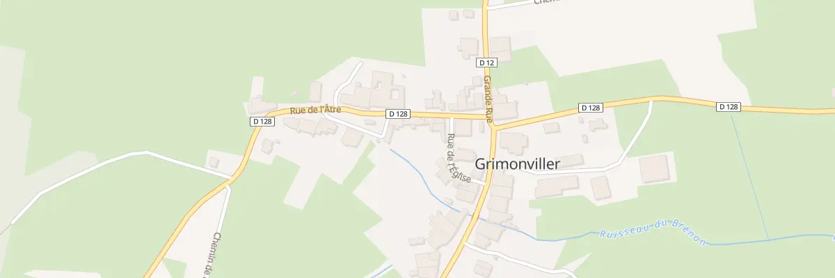 Plan du 1 Rue de l’Atre à Grimonviller