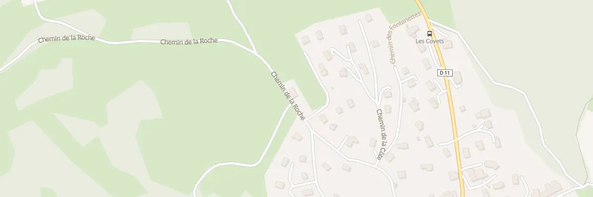 Plan du 308 Che de la Roche à Curienne