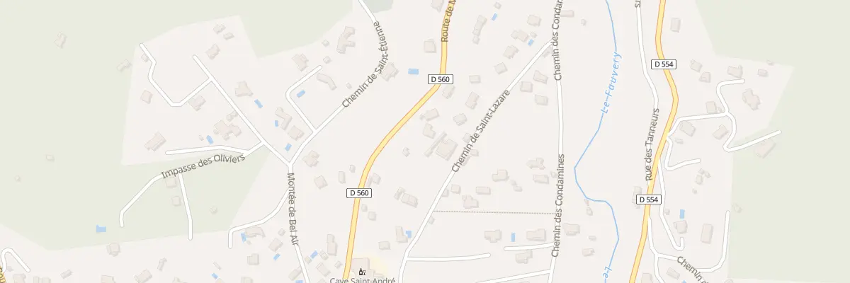 Plan du 314 Che de Saint Lazare à Barjols