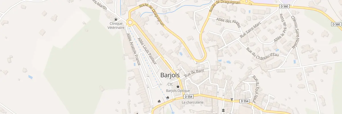 Plan du 31 Bd Grisolle à Barjols