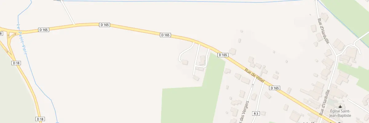 Plan du 311 Rue de Vittel à Valleroy-le-Sec