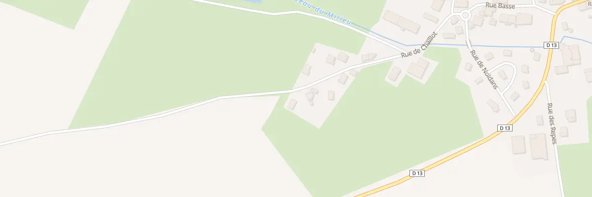 Plan du 290 Rue du Chaillot à Raze