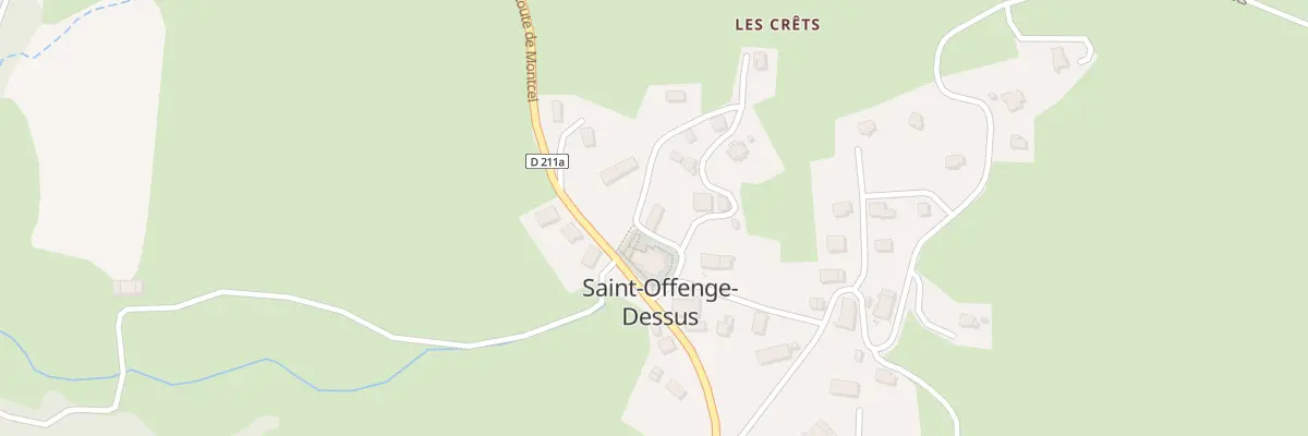 Plan du 5052 Saint Offenge Dessus à Saint-Offenge