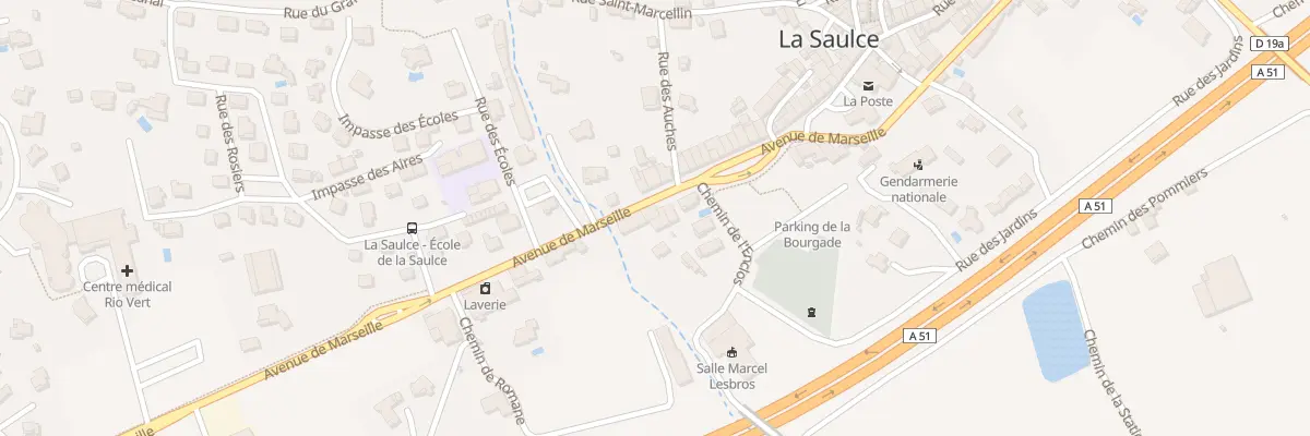 Plan du 235 Av de Marseille à La Saulce