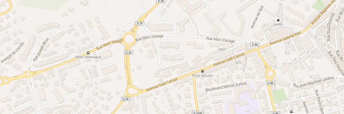 Plan du 303 Rue Marc Delage à La Garde