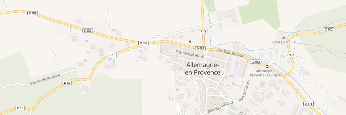 Plan du 97 Rue Saint-Eloi à Allemagne-en-Provence