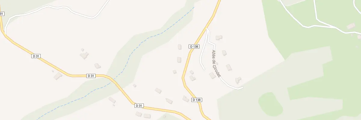 Plan du 1784 Rte de Vouchy à Saint-Sylvestre
