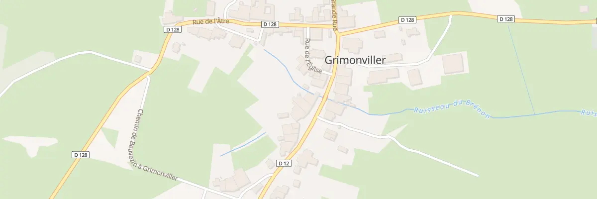Plan du 16 Gr Grande Rue à Grimonviller