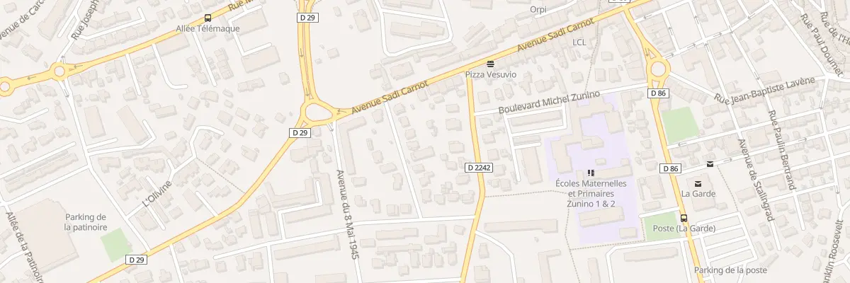 Plan du 63 Rue du Docteur Sambucy à La Garde