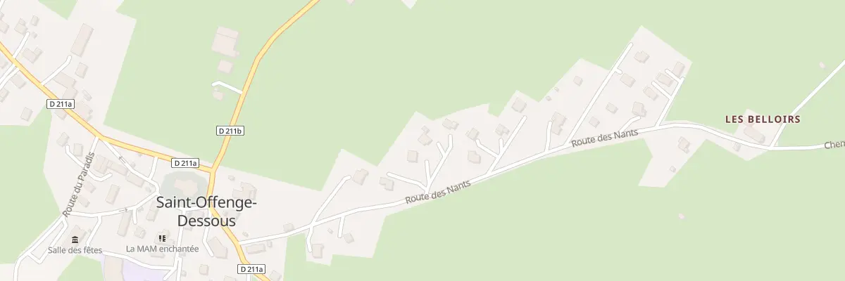 Plan du 223 Rte des Nants à Saint-Offenge