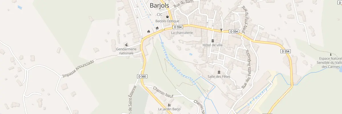Plan du 6251 Crouchet à Barjols